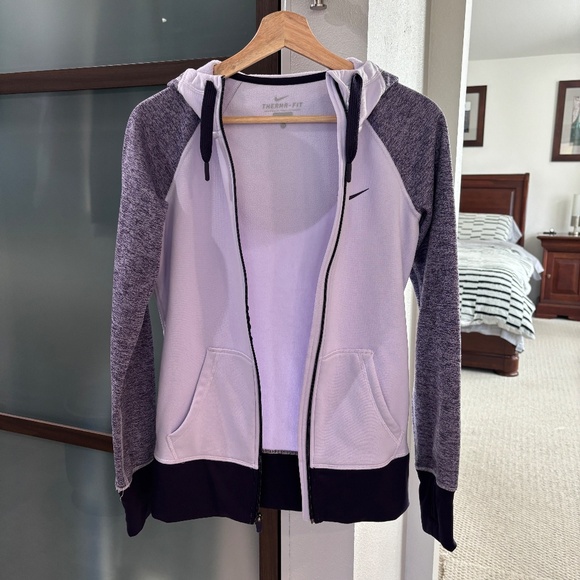 Nike Therma-Fit Full-zip Hoodie - Purple/lavender Size XS - Picture 2 of 9